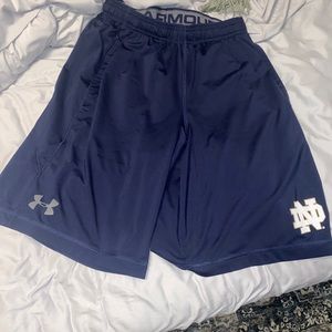 Small under armour notre dame shorts!!